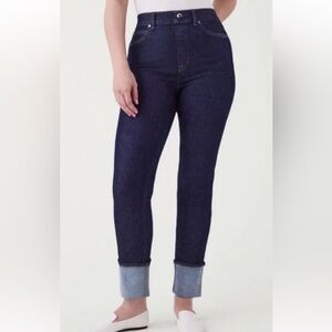 SPANX Women's High Rise Jeans - Dark Blue
